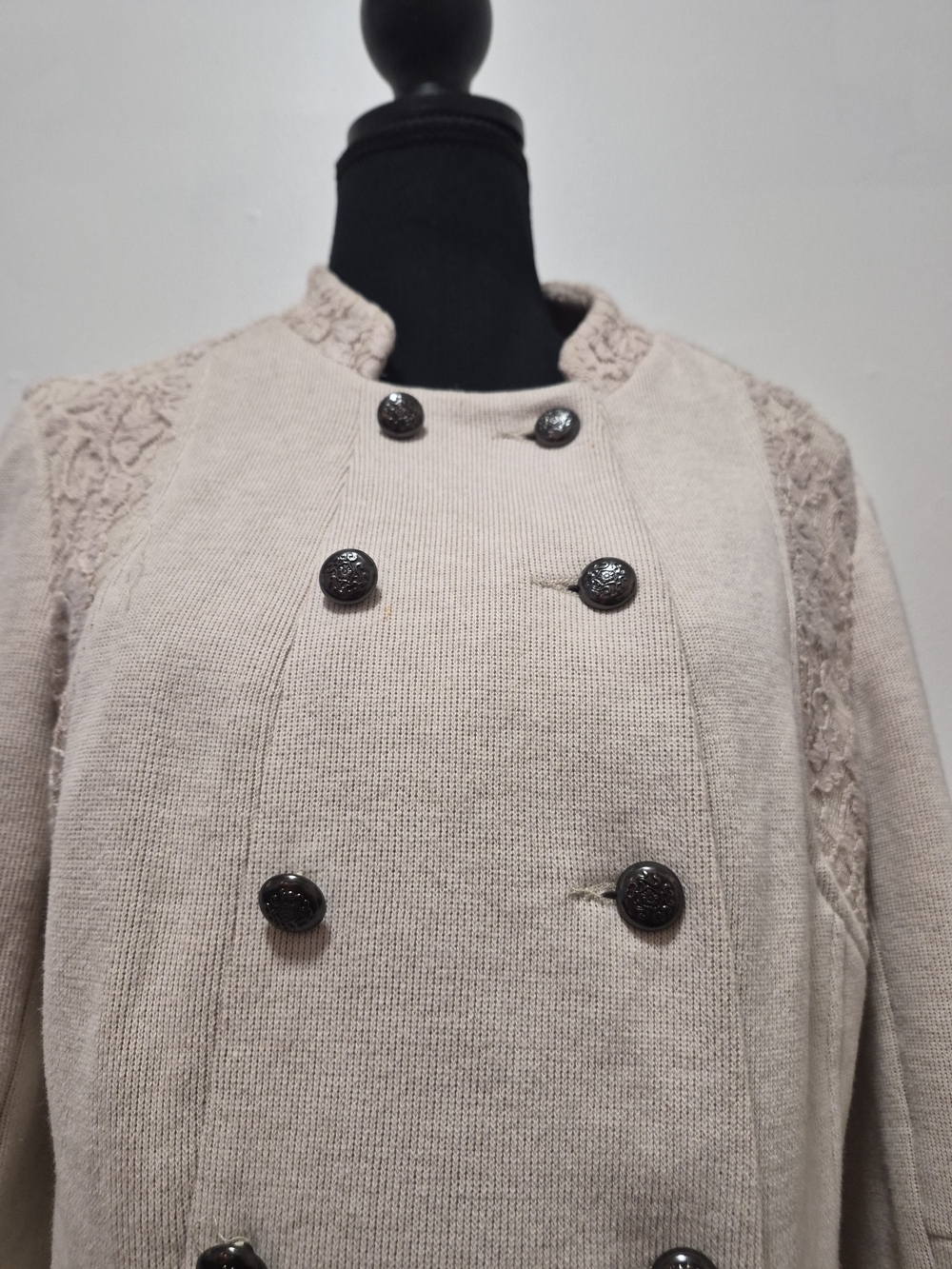 We The Free Double-Breasted Lace-Shoulder Jacket - Picture 3 of 6